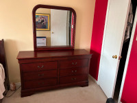 *PENDING* Brown 6-Drawer Dresser with Mirror