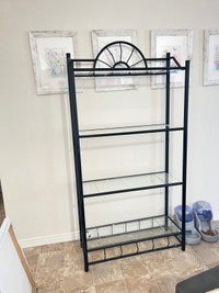 Wrought Iron/Glass Cabinet