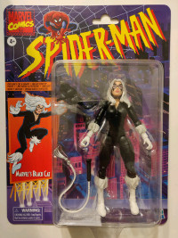 New Marvel Legends Black Cat 6" action figure Spider Man retro