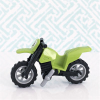 LEGO Motorcycle Lime Green Dirt Bike