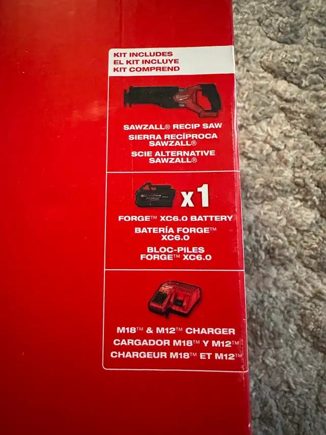 Milwaukee Gen-2 Brushless Sawzall Reciprocating Saw Kit in Power Tools in Mississauga / Peel Region - Image 3