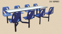 RESTAURANT SEATING, CLUSTER SEATING, CAFETERIA TABLES AND CHAIRS