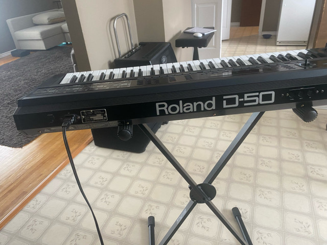 Roland D- 50 Linear Synthesizer - 1980s Synth in Pianos & Keyboards in Winnipeg - Image 4