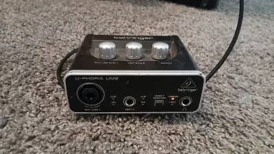 Entry-level audio interface in good working order.