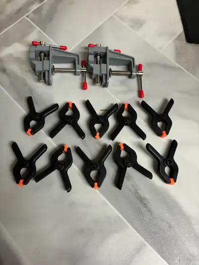 Mini Vises & Spring Clamps Set (12 total), View more