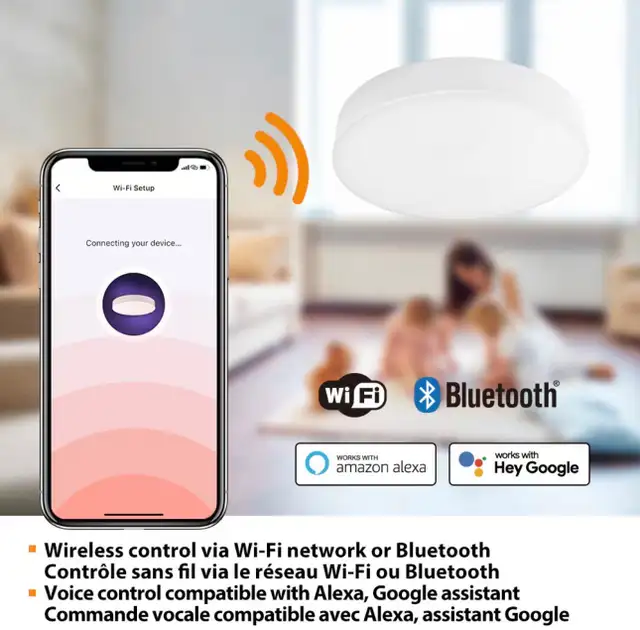 Hampton Bay 13” Smart Integrated LED Flush Mount in General Electronics in Oshawa / Durham Region - Image 9