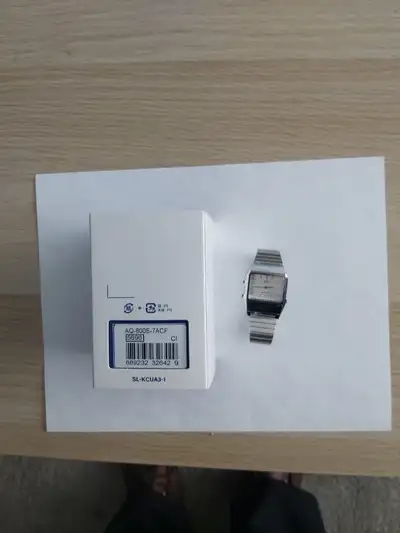 I recently bought a Digital & Analog Classic Bracelet Watch from CASIO. I believe this is a re-issue...