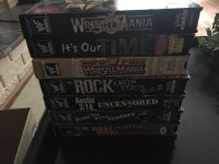 WWE WWF VHS Tape Lot