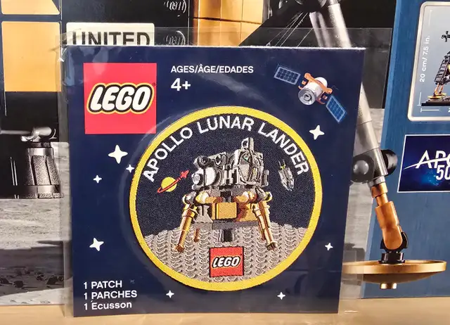 LEGO NASA Apollo 11 Lunar Lander (10266) & Lunar Lander Patch | Toys ...