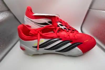 Adidas Predator Pro FG Soccer Cleats Size 9.5 Red/White/Black, View more