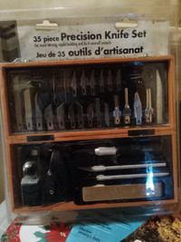 35 PIECE PRECISION KNIFE SET BRAND NEW IN PACKAGE