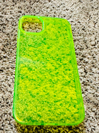 CASE - iPhone 14 Plus Neon Yellow Clear Protective Case, TPU and