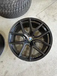 BMW  X5 20” staggered rims black 