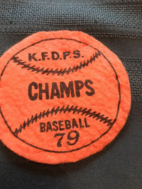 K F D P S Champs Baseball patch /79