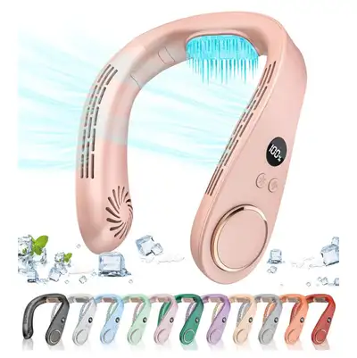 Stay cool and comfortable with this new rechargeable portable neck air conditioner. This neck fan is...