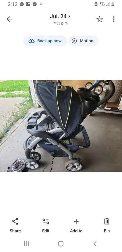 WANTED SELL EDDIE BAUER STROLLER & 3 WHEEL JOGGING STROLLER, View more