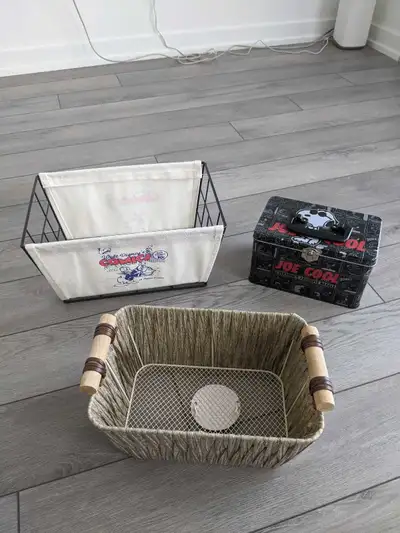Storage Baskets Lot, View more