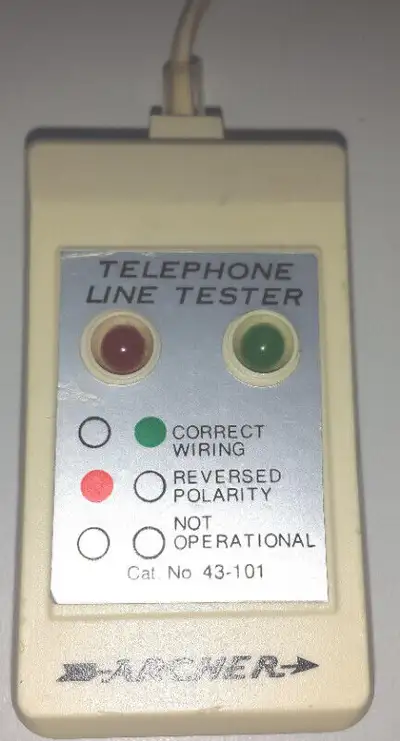 Telephone Line Tester / Testeur de ligne téléphonique, View more