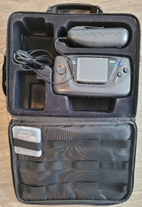 Sega Game Gear, games, carrying travel case (parts/repair only)