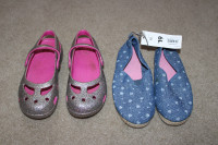 Girl's crocs and shoes, size 12