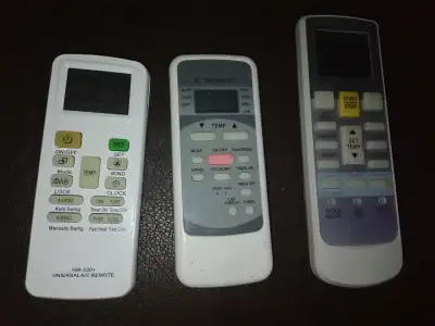 Comfort Air, Fijitsu and Universal remote for AC Mini Splits $30 per remote does not include 2 AAA b...