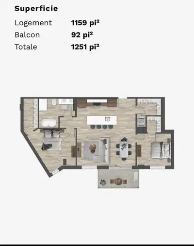 Cession de bail – Superbe 4½ dans un immeuble moderne Saint‑Nicolas – Disponible dès le 1er octobre...