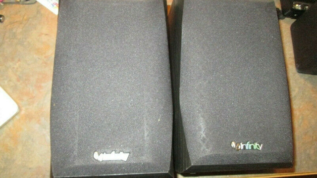 Infinity Primus HCS SAT Book Shelf Speakers (Pair Black) in Speakers in St. Catharines - Image 2