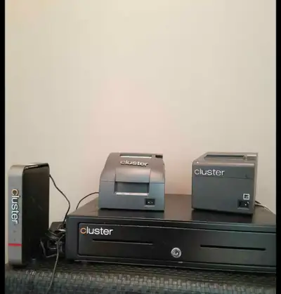Selling a CLUSTER P.O.S. SYSTEM PRINTING Terminal & Cash Register — perfect for restaurants, cafés,...