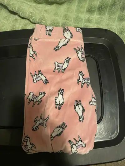 Llama soft plush pajama pants s $5, View more