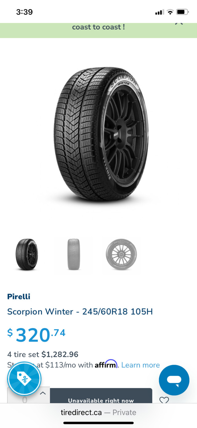 Set Pirelli Scorpion 245/60R18 winter good tread in Tires & Rims in City of Toronto - Image 3
