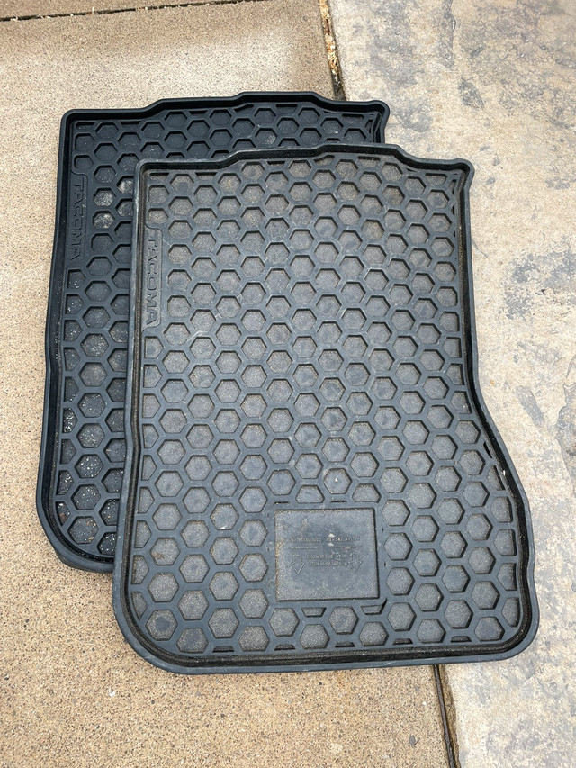 Toyota Tacoma rubber mats  in Other Parts & Accessories in Hamilton - Image 3