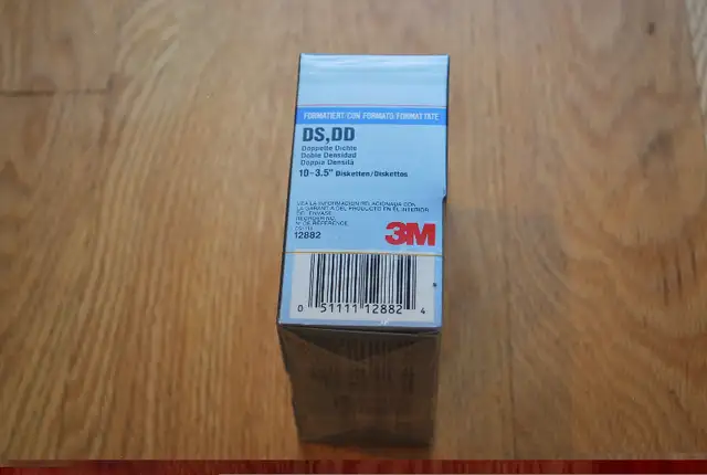 Brand New – 3M 3.5” Floppy Diskettes 720KB Double Density Disks64634280550274122