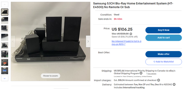 Samsung 5.1CH Blu-Ray Home Entertainment System in CDs, DVDs & Blu-ray in Mississauga / Peel Region - Image 9