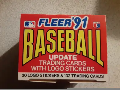 SERIE COMPLETE DE CARTES DE BASEBALL FLEER 1991 UPDATE, View more