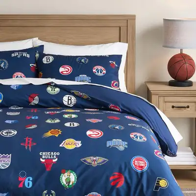 TWIN/TWIN XL - NBA Organic Duvet Cover, View more