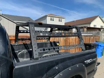 Universal truck bed rack IRONHAULED LED adjustable bed rack system Comes with mounting hardware and...