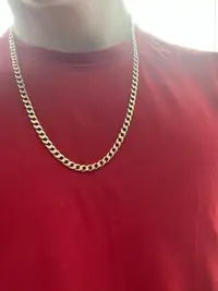 10k gold heavy solid chain 40g