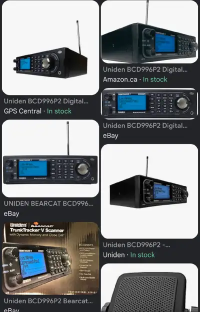 police scanner uniden bcd996p2, View more