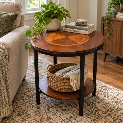 Round Accent Table / Side Table, View more