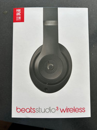 New in Box Beats By Dre Studio 3 Wireless Over Ear Headphones