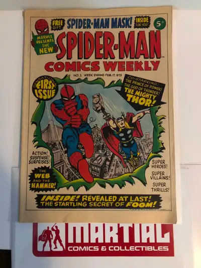 Spider-man Comics Weekly #1 comic UK 1973 $50 OBO, View more