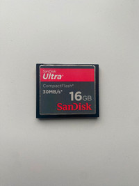 Compact Flash CF card San Disk Ultra 16 Gb