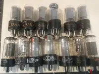 Many vintage audio tubes from collection available