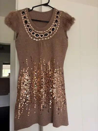 Chic winter dress, View more