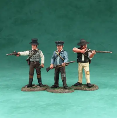 Wm Britain Set 17471 - Texian Volunteers, from the 'Americana' series issued 2003. Condition: MIB –...