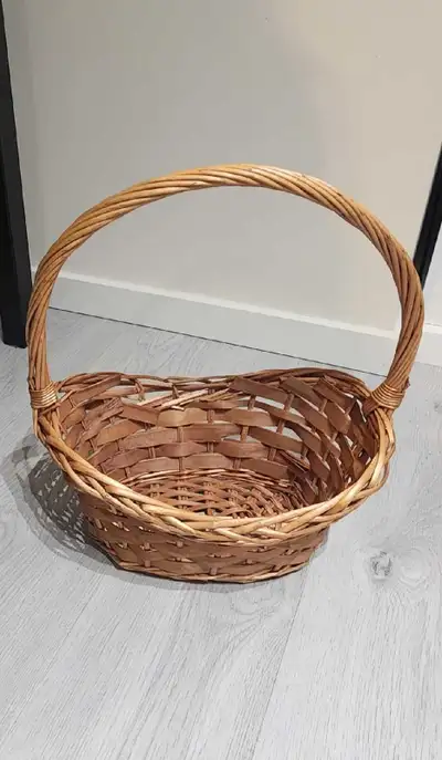 Wicker Easter Basket, View more