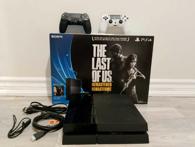 PS4 For Sale With 2 Controllers And Games  in Sony Playstation 4 in Oshawa / Durham Region - Image 2
