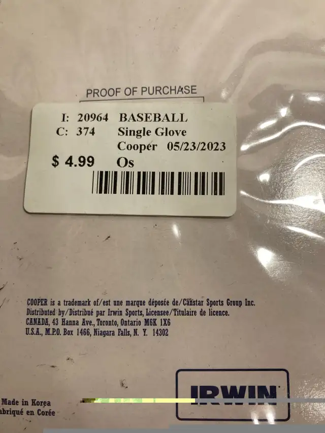 New Cooper Baseball Batting Gloves  in Baseball & Softball in City of Toronto - Image 6