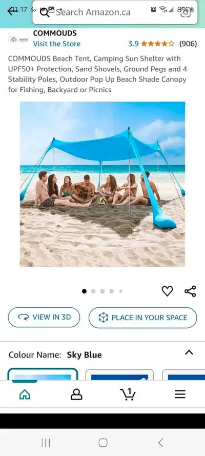 COMMOUDS Beach Tent, View more