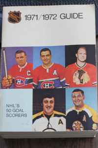 GUIDE NHL 1971/1972 et 1977/1978